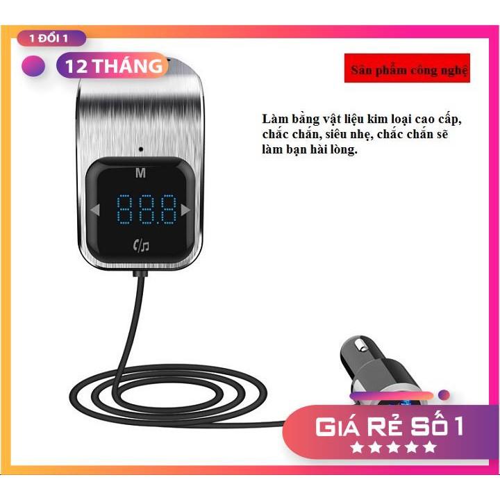 Chuyển đổi nhạc MP3 – FM trên ô tô có blutooth T10