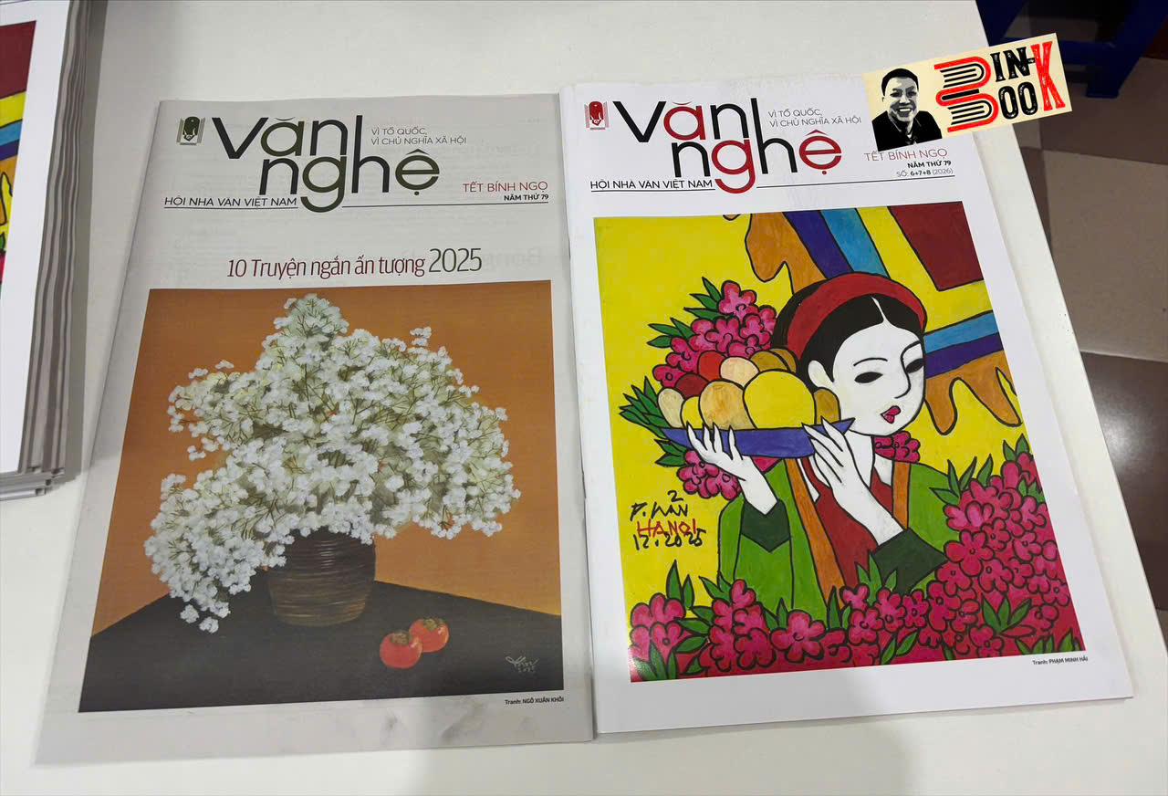 BÁO VĂN NGHỆ – SỐ TẾT BÍNH NGỌ 2026 – Năm thứ 79 – Số 6 + 7 +8 – Kèm phụ bản 10 TRUYỆN NGẮN ẤN TƯỢNG 2025 – Báo Văn Nghệ