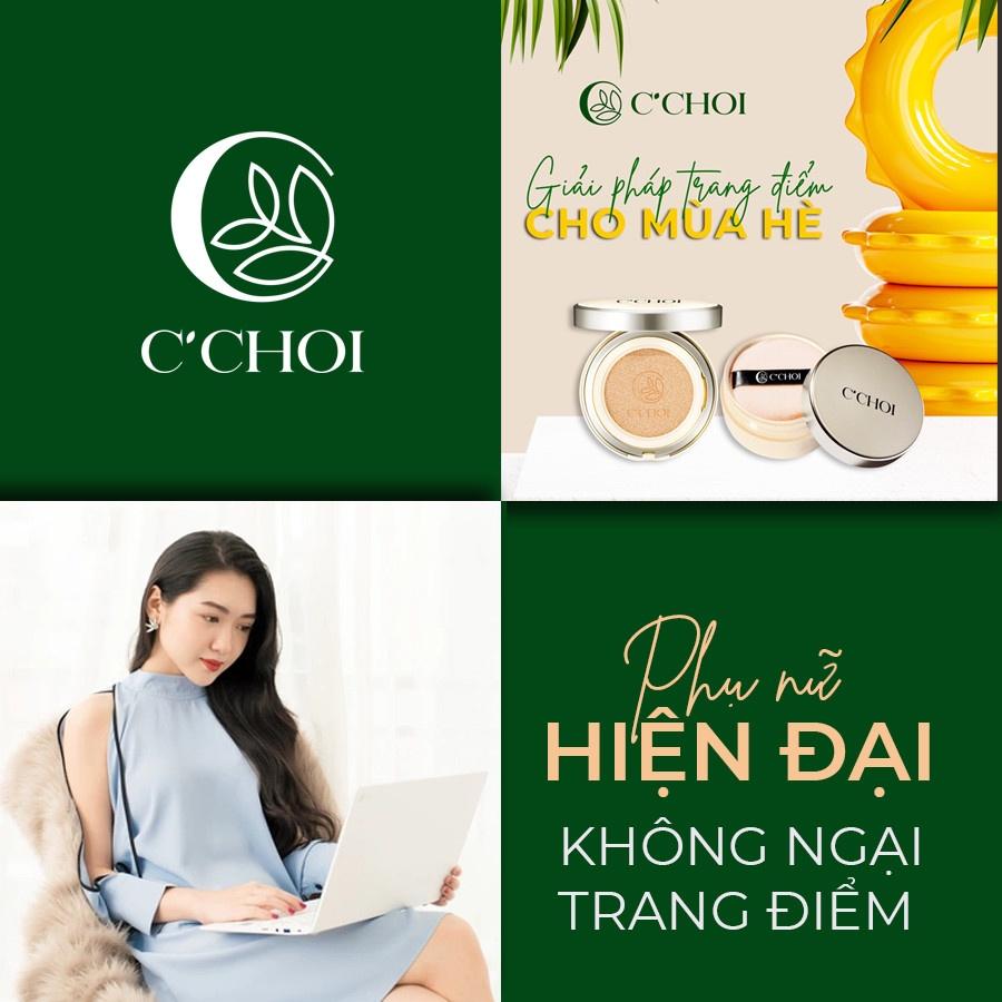 Lõi Phấn Nước C'CHOI HERBAL DD CUSHION Che Khuyết Điểm Chống Nắng SPF 50+ Dưỡng Trắng Da Tự Nhiên Tone 23