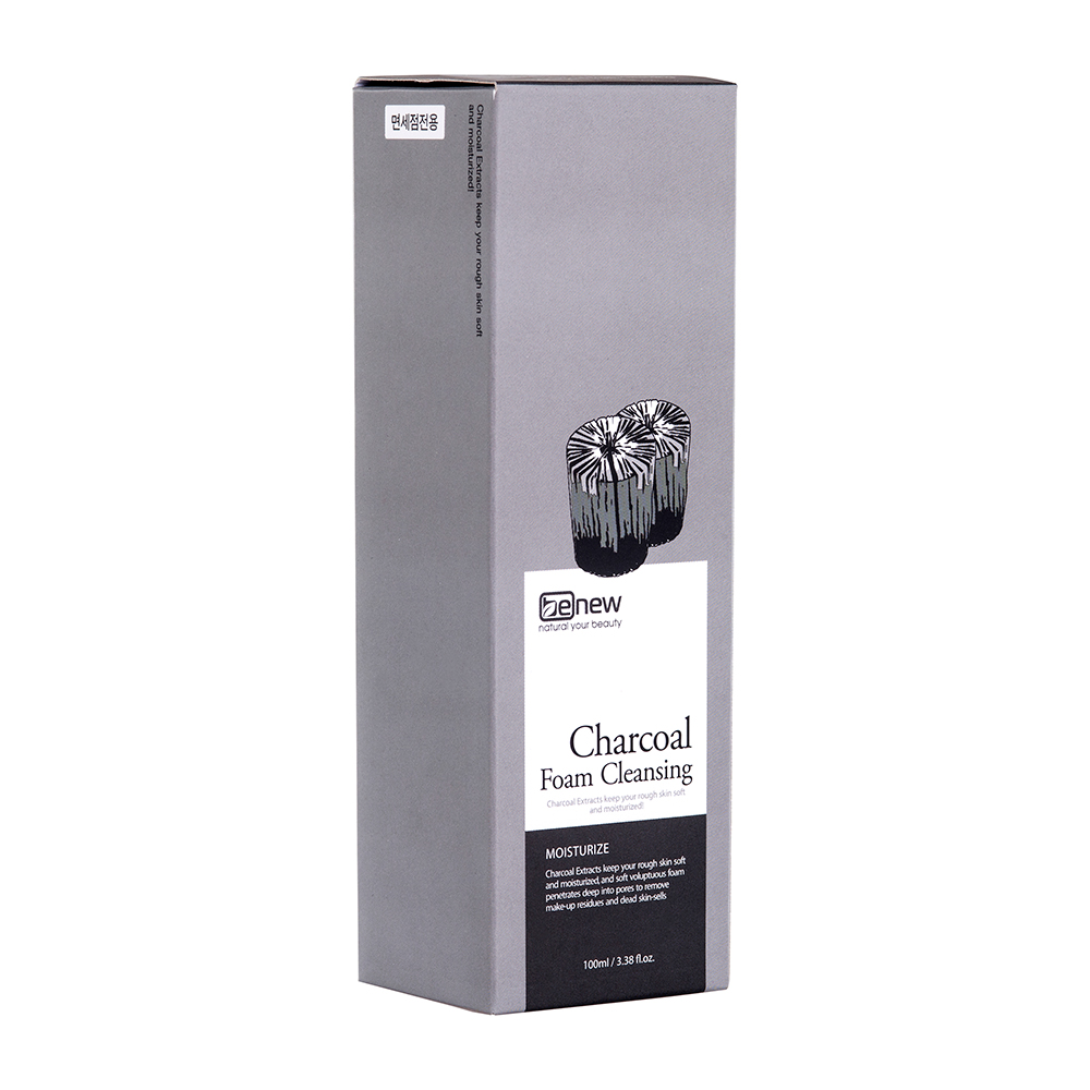 Sữa rửa mặt than ngăn giảm nhờn sạch sâu Benew Hàn Quốc 100ml thêm móc khoá