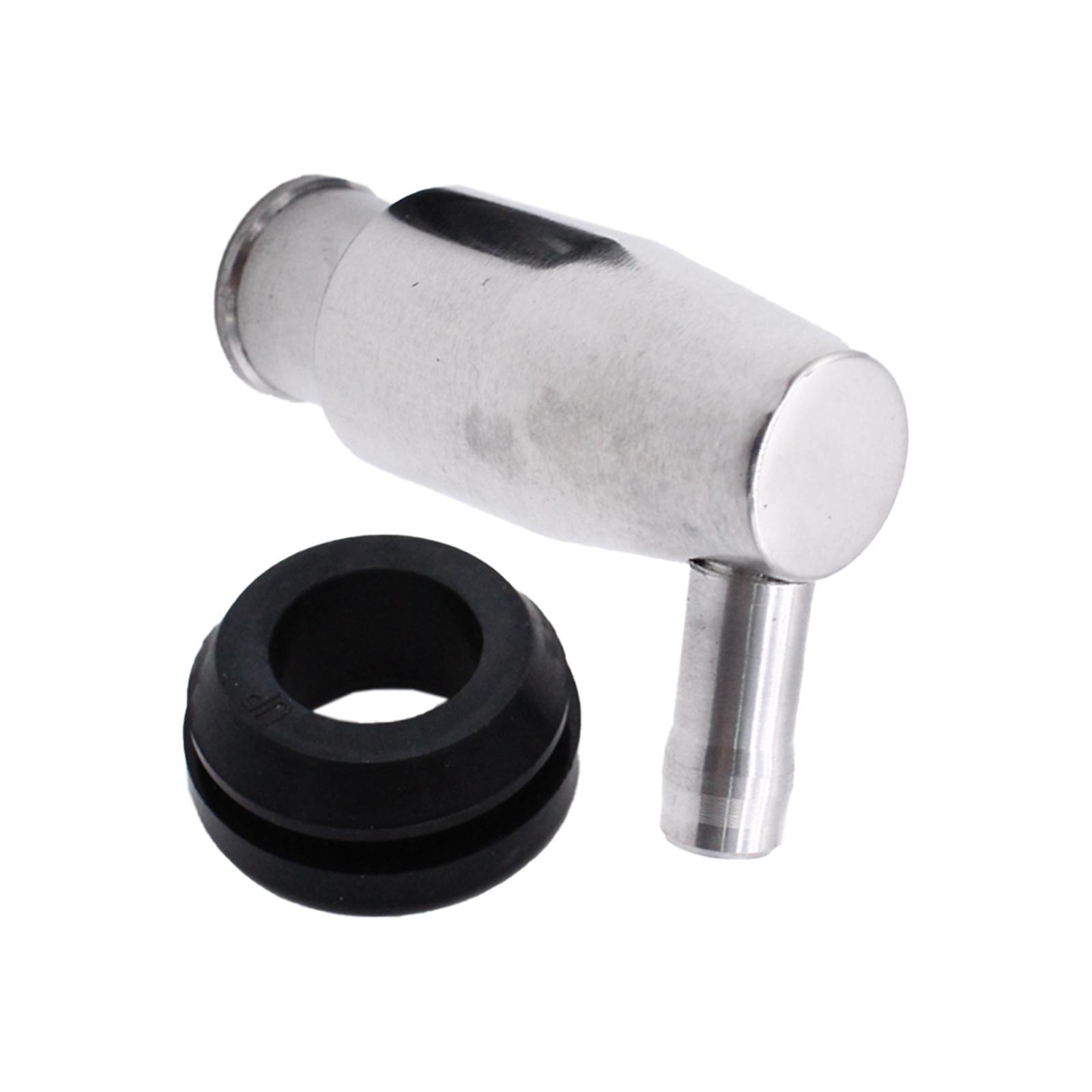 Polished Aluminum Cover Mini Pcv Breather Easy Installation Accessory