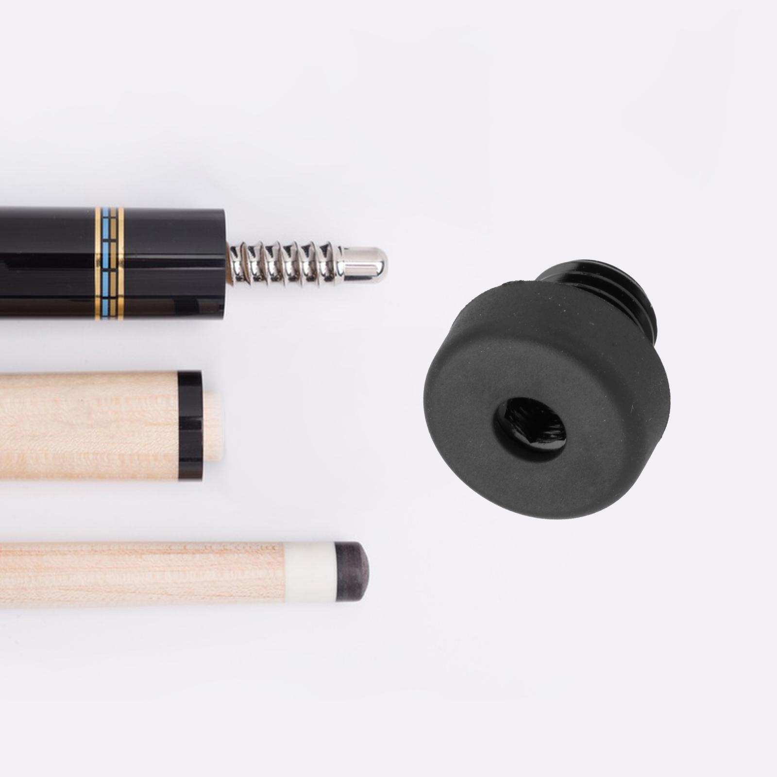 Billiard Bottom Plug Billiard Cue Rubber Bumper for Playing Clubs Pool Table