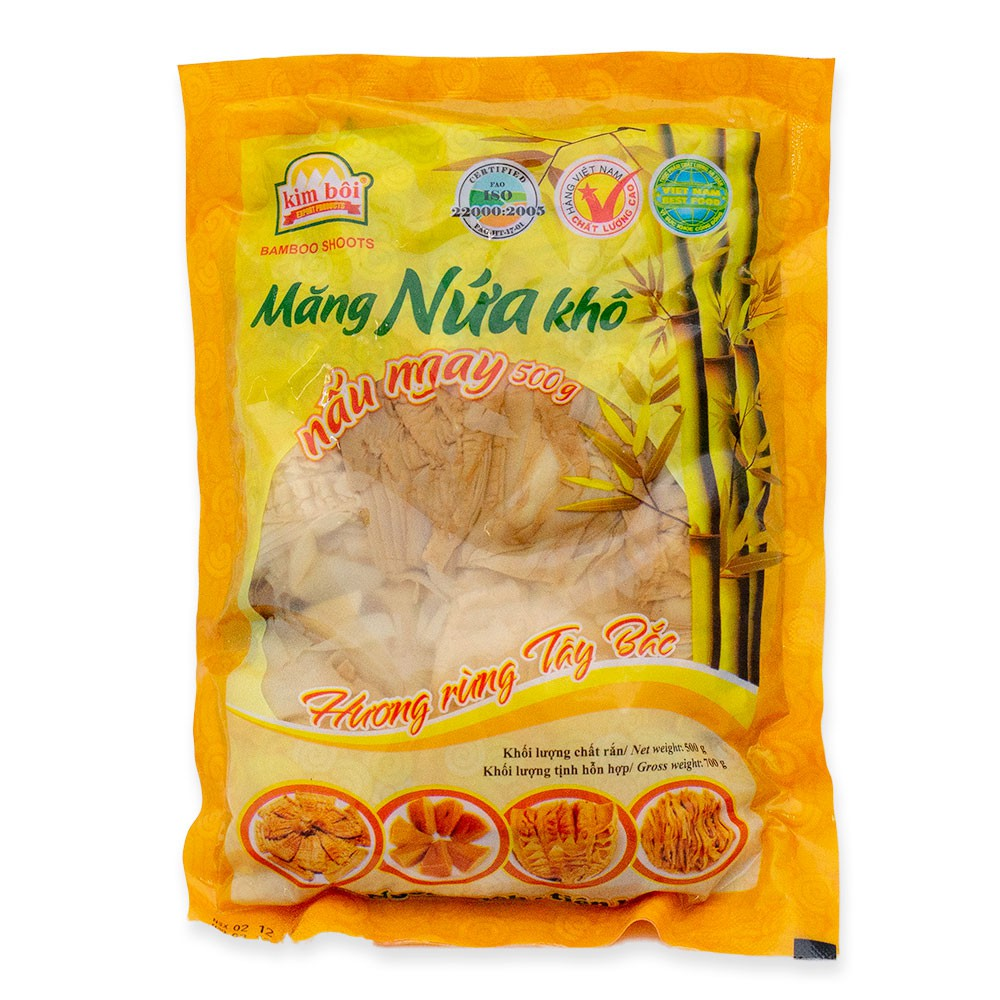 Măng Nứa Khô Kim Bôi Gói 500G