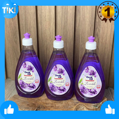 [Nhập khẩu Đức] Nước rửa bát Denkmit 500ml hương Lavendel phiên bản mới nhất của denkmit, cho bát đĩa sạch dầu mỡ, mùi hương nhẹ nhàng, an toàn da tay.