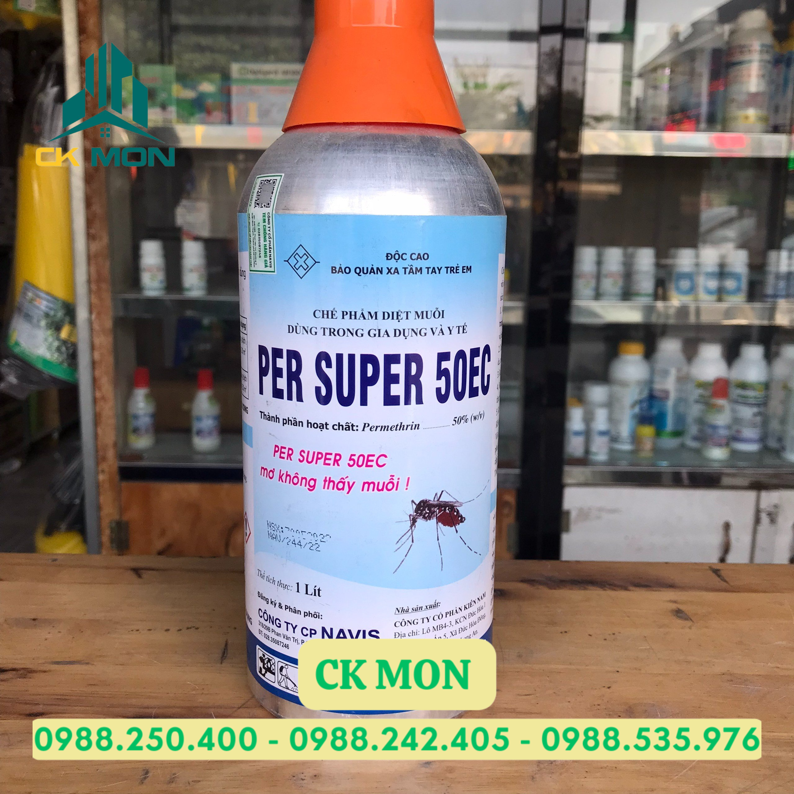 Thuốc diệt muỗi Per Super 50 EC_ chai nhôm