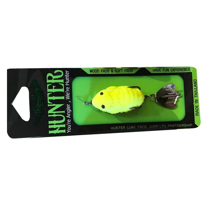 Mồi lure V4 HUNTER Thái Lan, mồi nhái hơi câu lure cá lóc, cá quả, cá chẽm