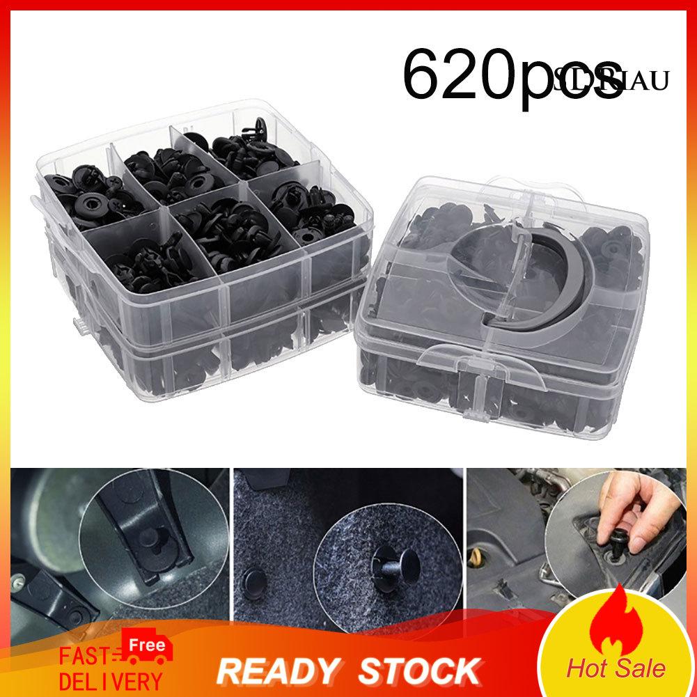 Bộ 620 Đinh Tán Nhựa Xxlgjx Cho Xe Hơi