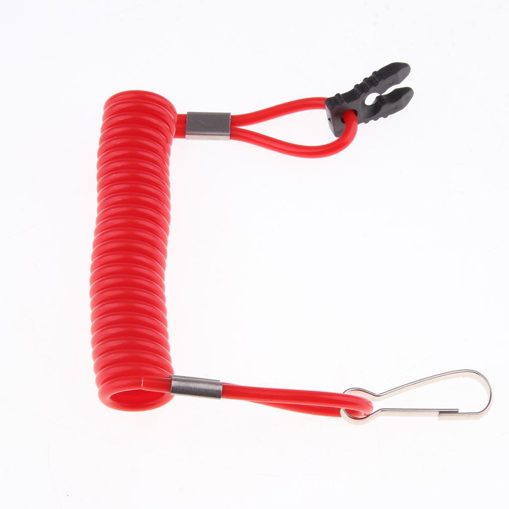 Boat Marine Kill Stop Switch Key Lanyard Fit for Outboard