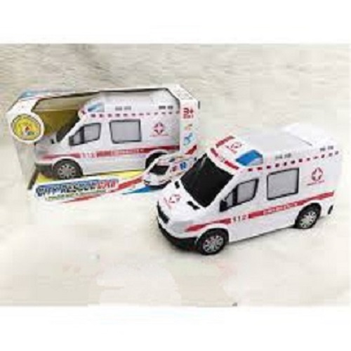 Trò chơi mô phỏng chiếc xe cấp cứu bằng nhựa sử dụng pin AA có đèn và nhạc
