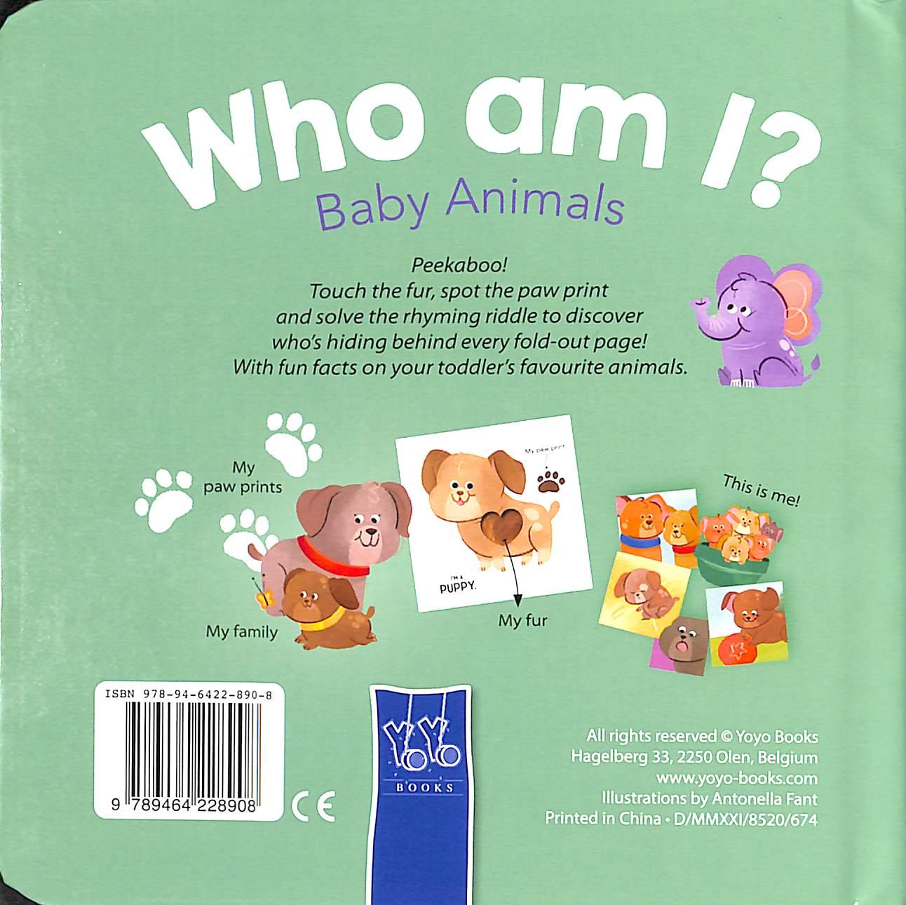 Who Am I? Touch &amp; Feel Flap Book: Baby Animals