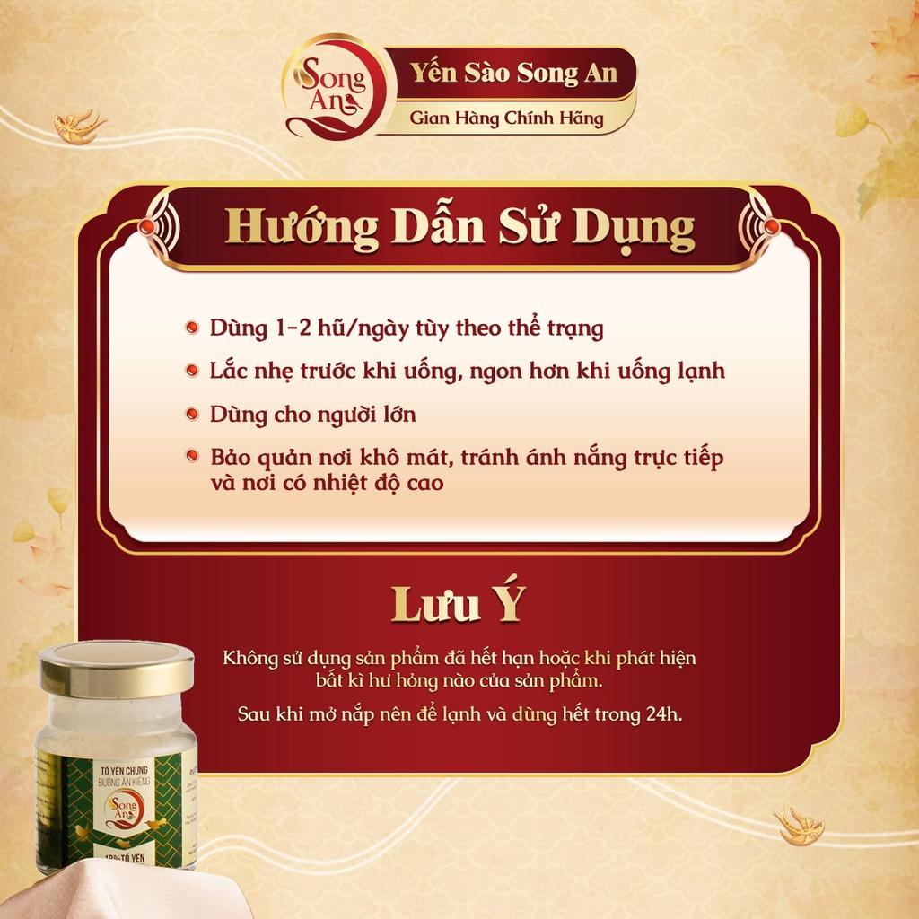 Tổ yến chưng đường ăn kiêng ISOMAL Song An Food hũ 70ml giảm cân bổ sung dưỡng chất