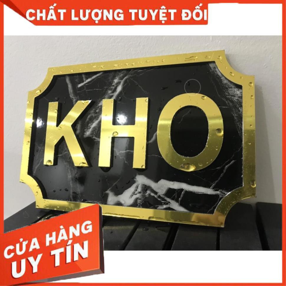 Bảng WC alu gương vàng chống nước