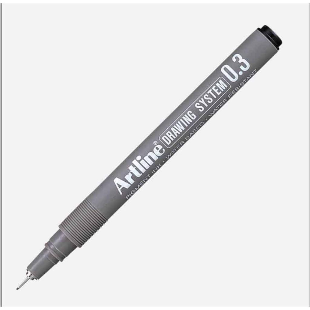 Bút vẽ kỹ thuật Artline EK-233 mực đen