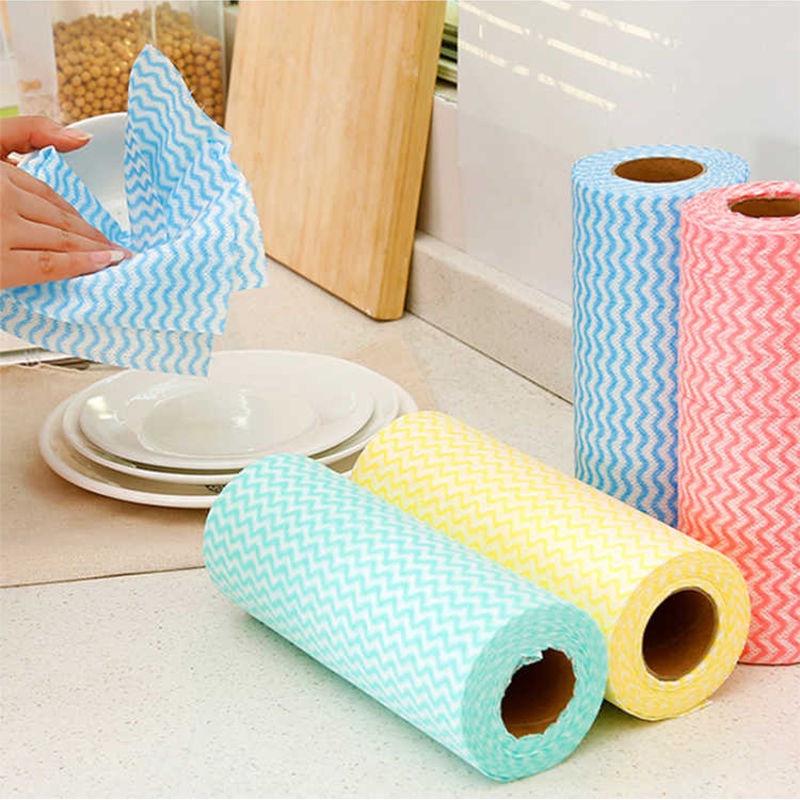Khăn Lau Đa Năng Homeeasy cuộn 50 miếng