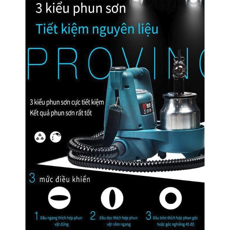 Máy phun sơn điện cao áp đa năng Sơn dầu -sơn nước-sơn PU