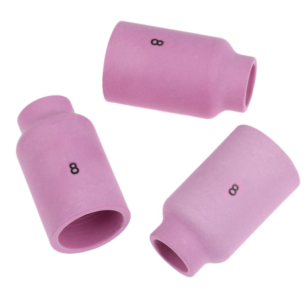 54N14 # 8 TIG Alumina Nozzle Shield Cup for SR PTA DB WP 17 18 26 TIG Torch
