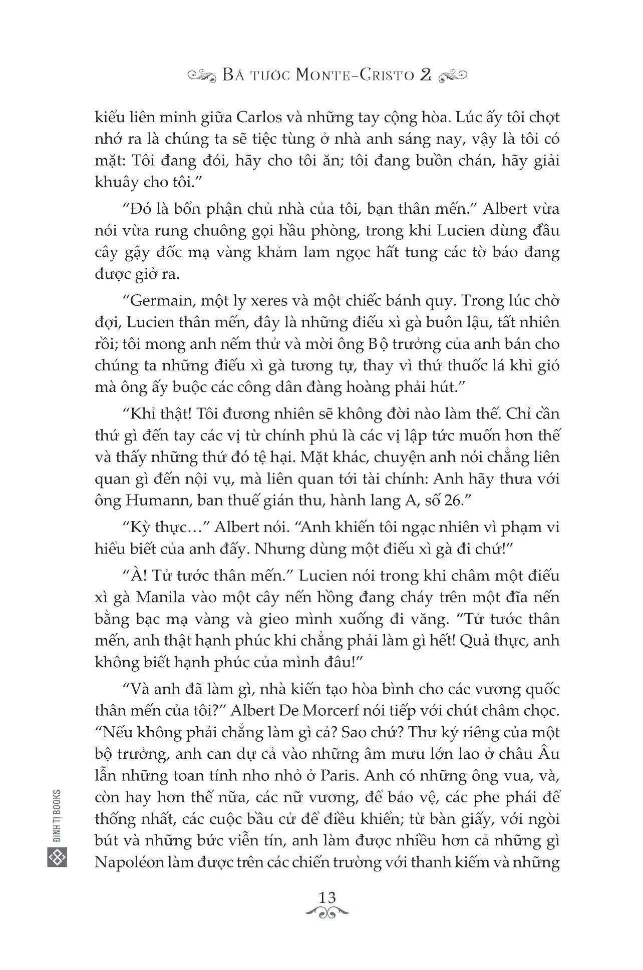 Bá Tước Monte Cristo - Tập 2