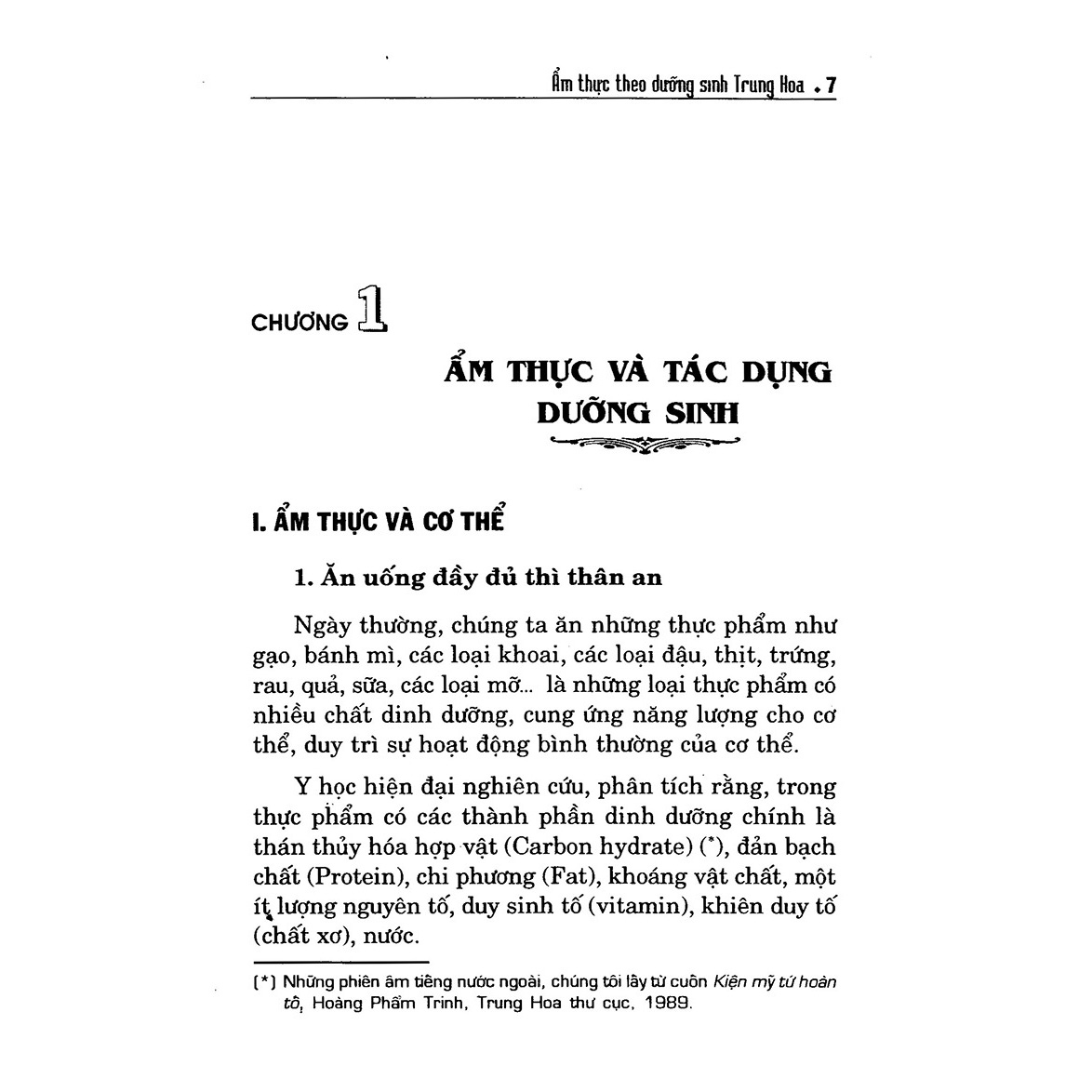 Ẩm Thực Theo Dưỡng Sinh Trung Hoa