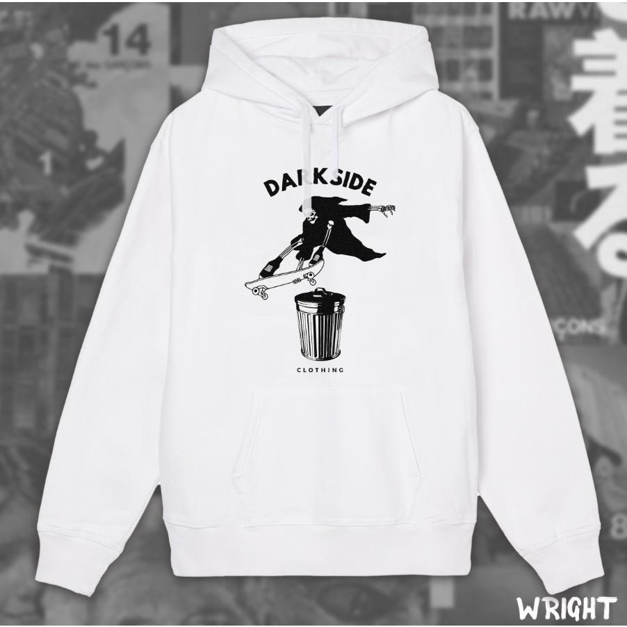 Áo hoodie Darkside thần chết trượt ván cá tính phong cách streetwear unisex