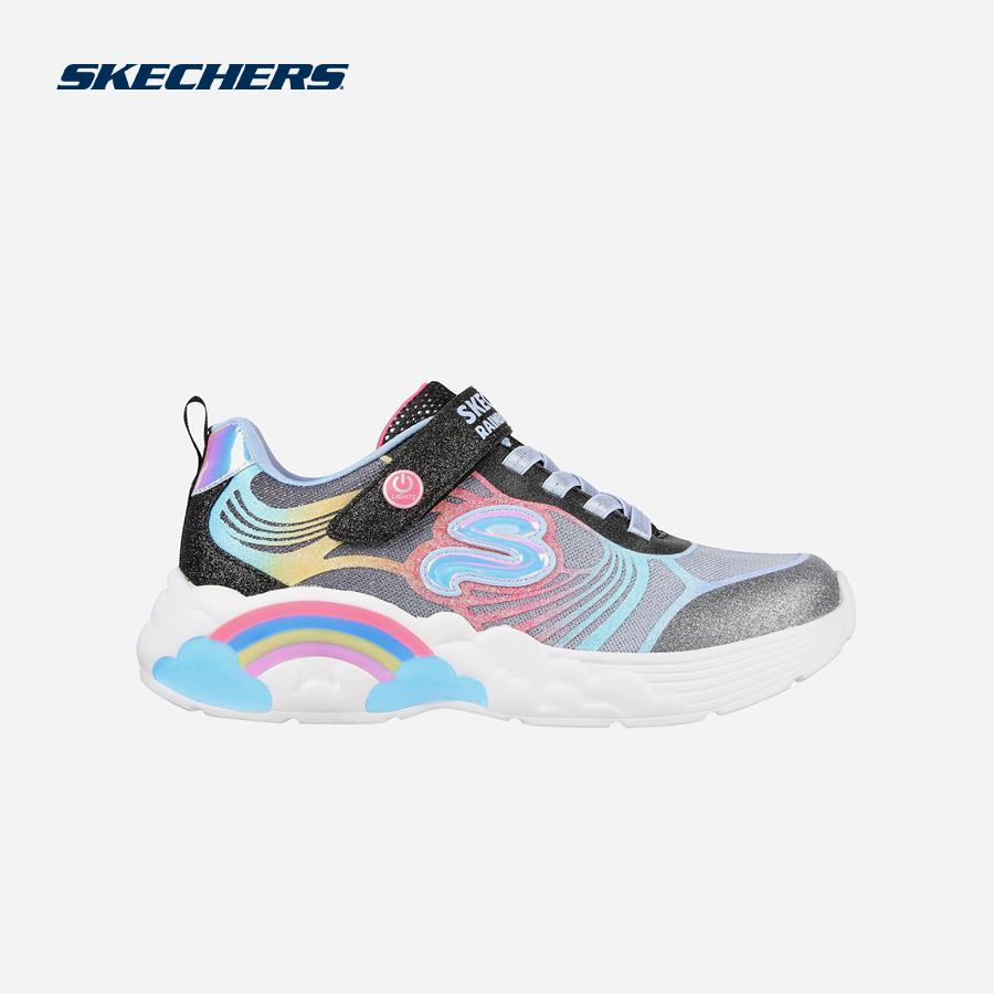 Giày sneaker bé gái Skechers Rainbow Racer - 302309L-BKMT