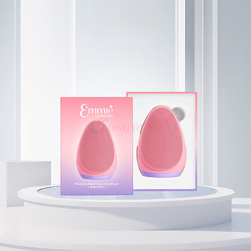 Máy rửa mặt Emmié by HappySkin Premium Facial Cleansing Brush - Hàng chính hãng - Baby Pink