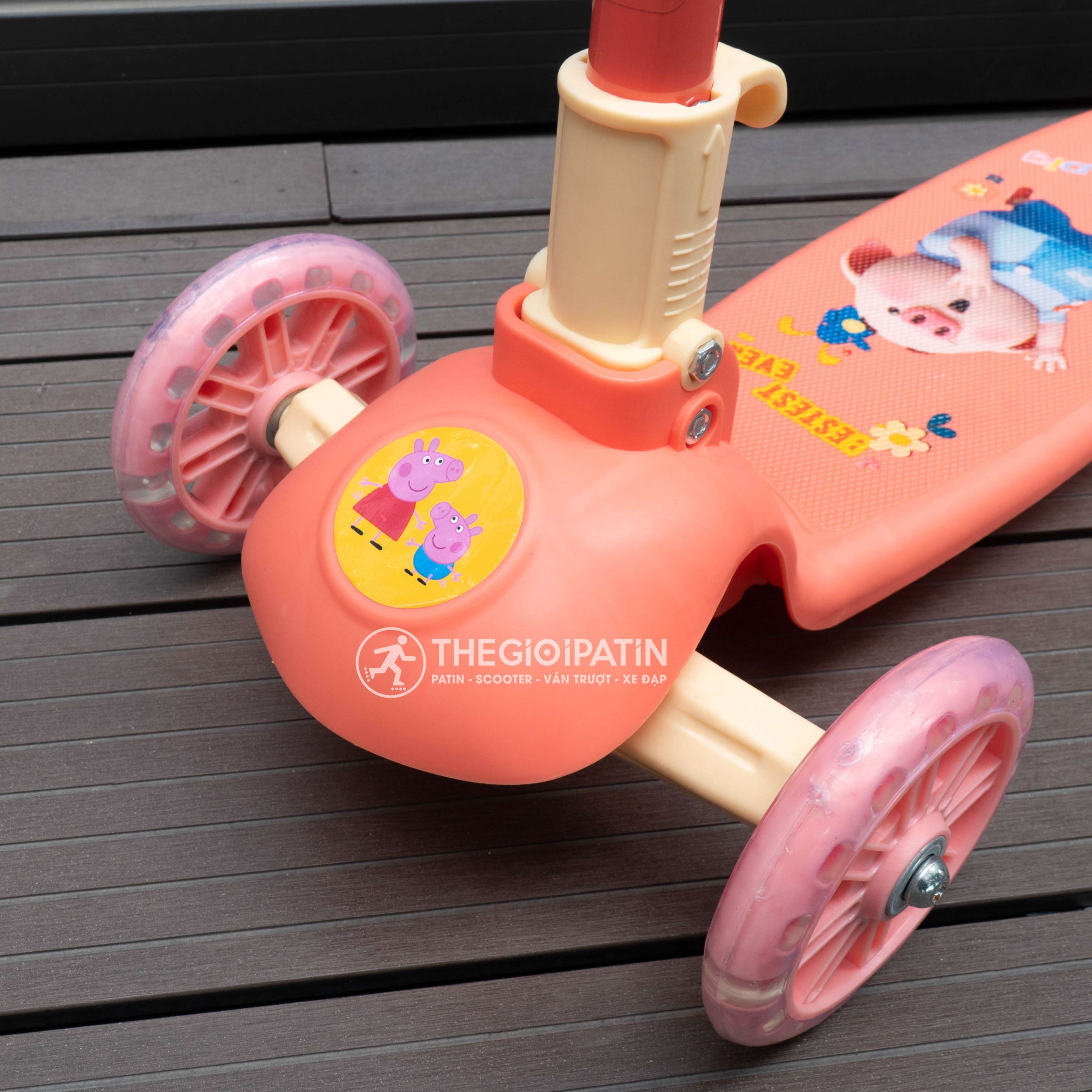 Xe Scooter cho trẻ em xe trượt êm bền đẹp 2 màu ảnh thật