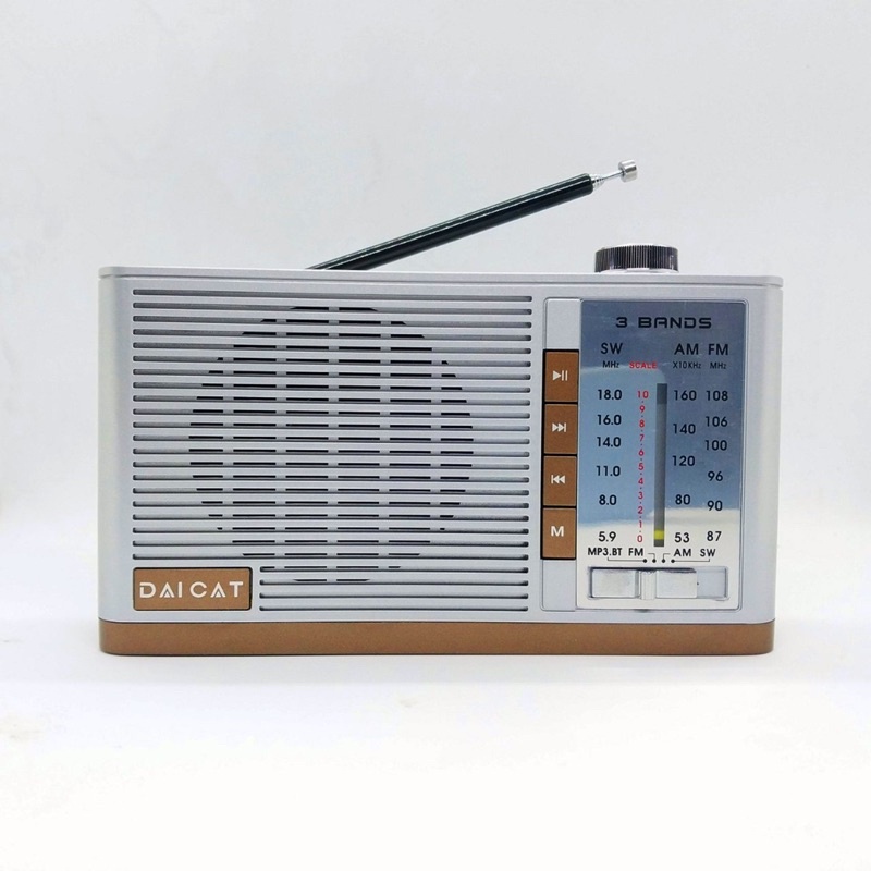 ĐÀI FM DC- 82BT bluetooth -3 băng tầng Am Fm Sw-Radio mẫu mới -Hàng Chính Hãng 12Tháng Bảo Hành