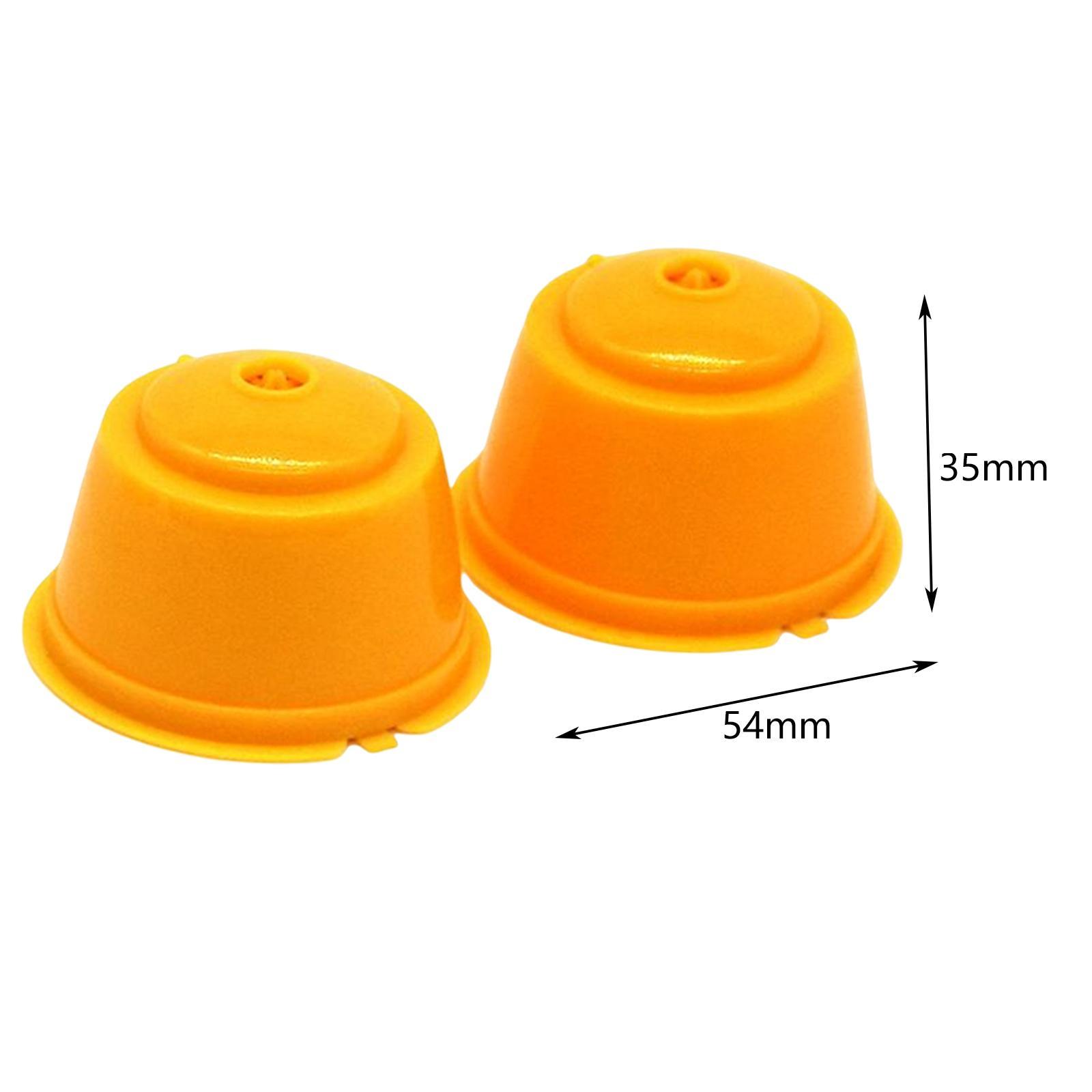 2 Pieces Coffee Filters Spoon Brush Filter Baskets Pod Portable Replacement for Cafe