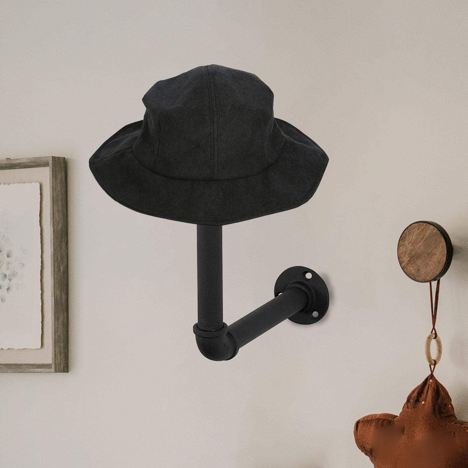 Hat Holder Wall Mount Metal Modern Hat Bracket Caps Display for Clothes Shop