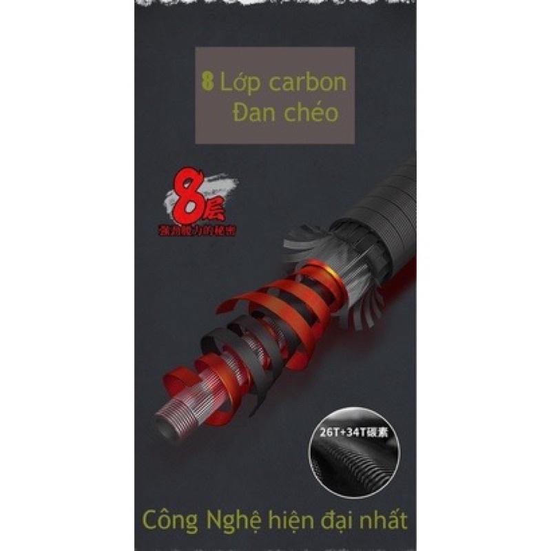 cần câu tay MC dài 8m1 hàng loại 1 phục ma khinh lượng hàng chính hãng cần tải cá 10kg y hình
