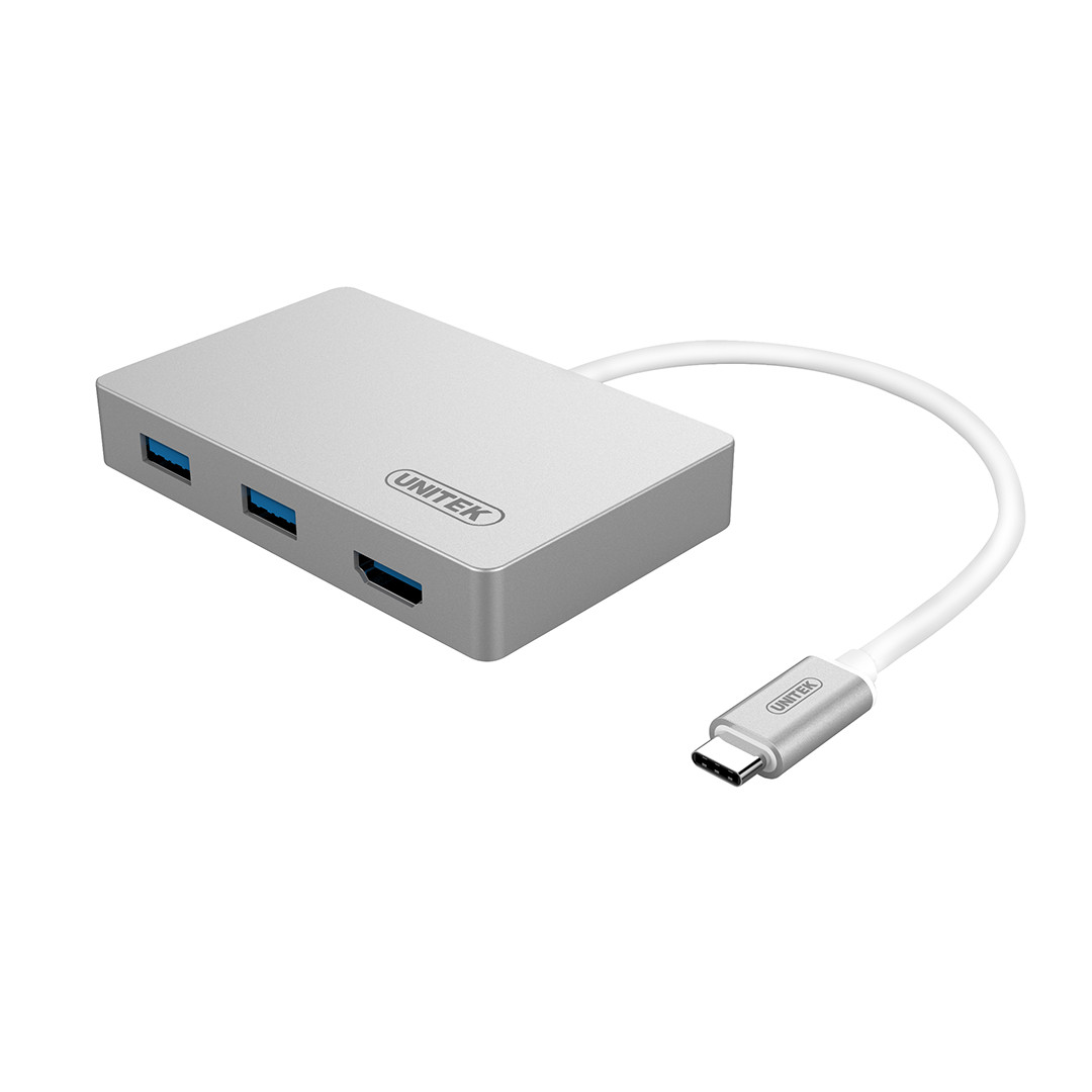 Hub USB 3.0 2 Ports +HDMI Unitek  (Y-3707)Type-C  - HÀNG CHÍNH HÃNG