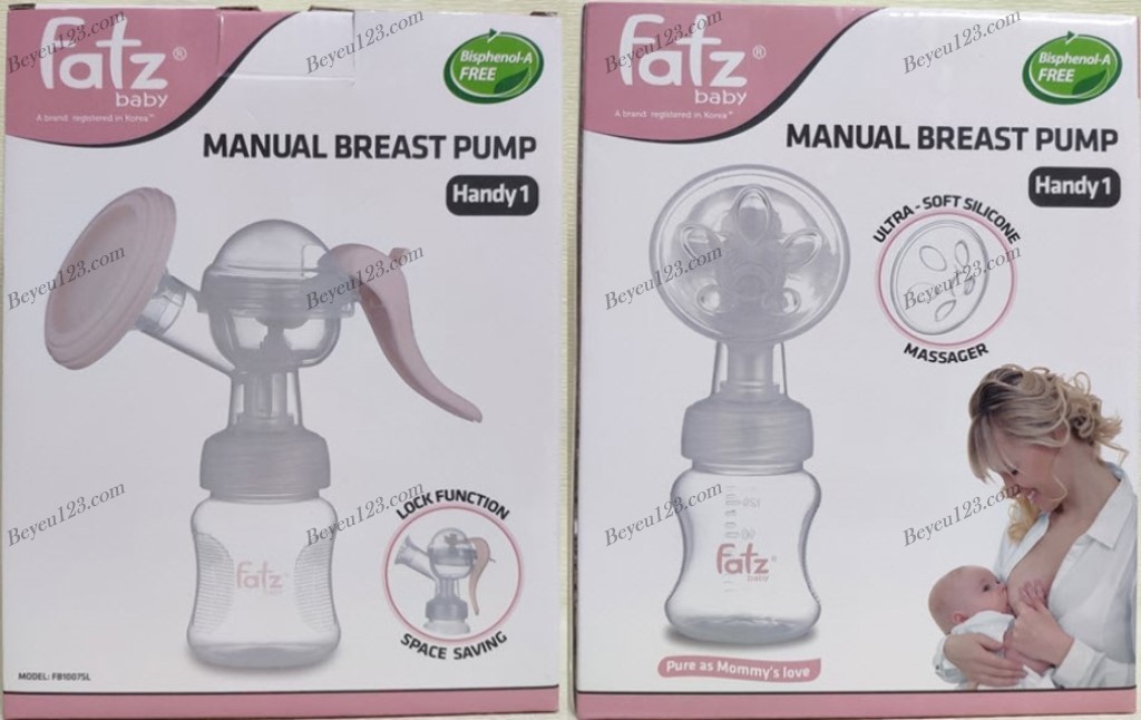 Máy hút sữa tay Fatzbaby handy 1 tặng 10 túi trữ sữa sunmum mini