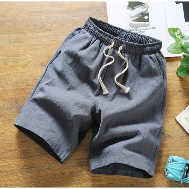 Quần short nam chất đũi siêu thoáng mát