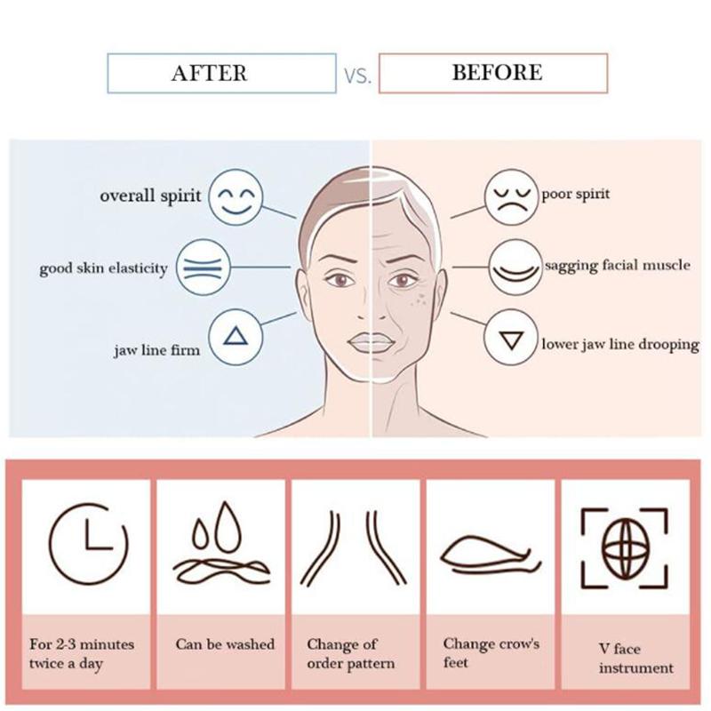 Silica gel jaw thisiser bóng mặt huấn luyện trượt hàm v line v hình dạng tập thể dục đôi cằm giảm cơ sở nâng cơ cổ Color: Purple