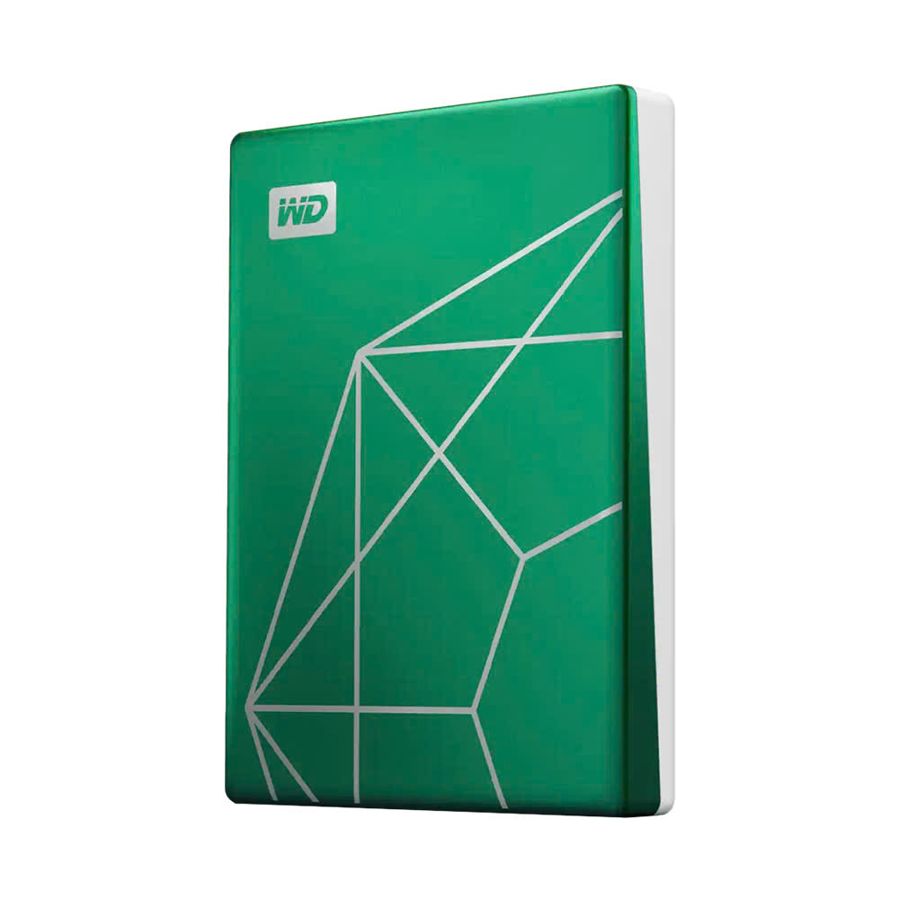 Ổ cứng di động HDD WD My Passport Ultra Green Limited dung lượng 2TB USB 3.2 Gen 1 hàng chính hãng