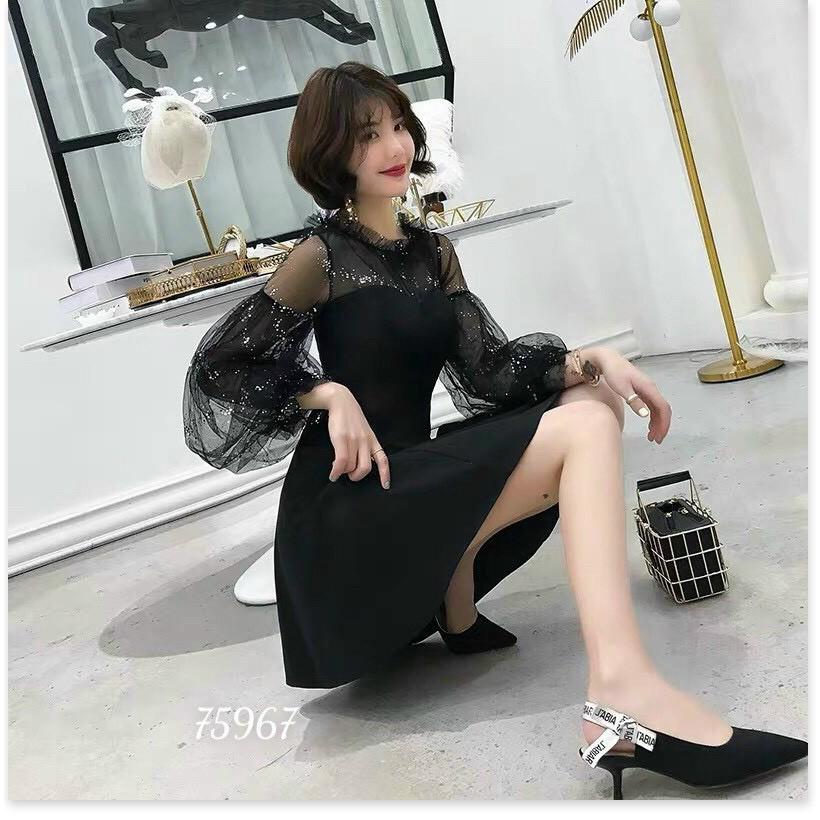 ĐẦM LỤA VOAN TAY LỠ CỰC XINH , DÀNH CHO DỰ TIỆC , HOẶC ĐI CHƠI SIÊU HO THỜI TRANG NEMO36 STORE