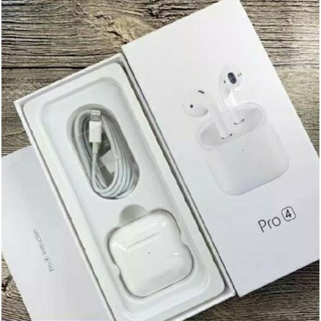 Tai nghe không dây SINO  Air Pro 4 Bluetooth 5.0 đổi tên, định vị, cảm biến siêu nhạy - Tai nghe bluetooth - Hàng nhập khẩu - TNB03