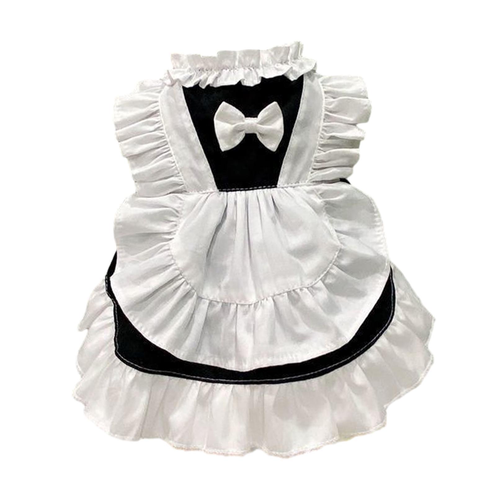 Cat Dress Cat Clothing Breathable Fashion Spring Summer Party Costume Maid Dress Cute Apparel Birthday Lovely Princess Dress Dress