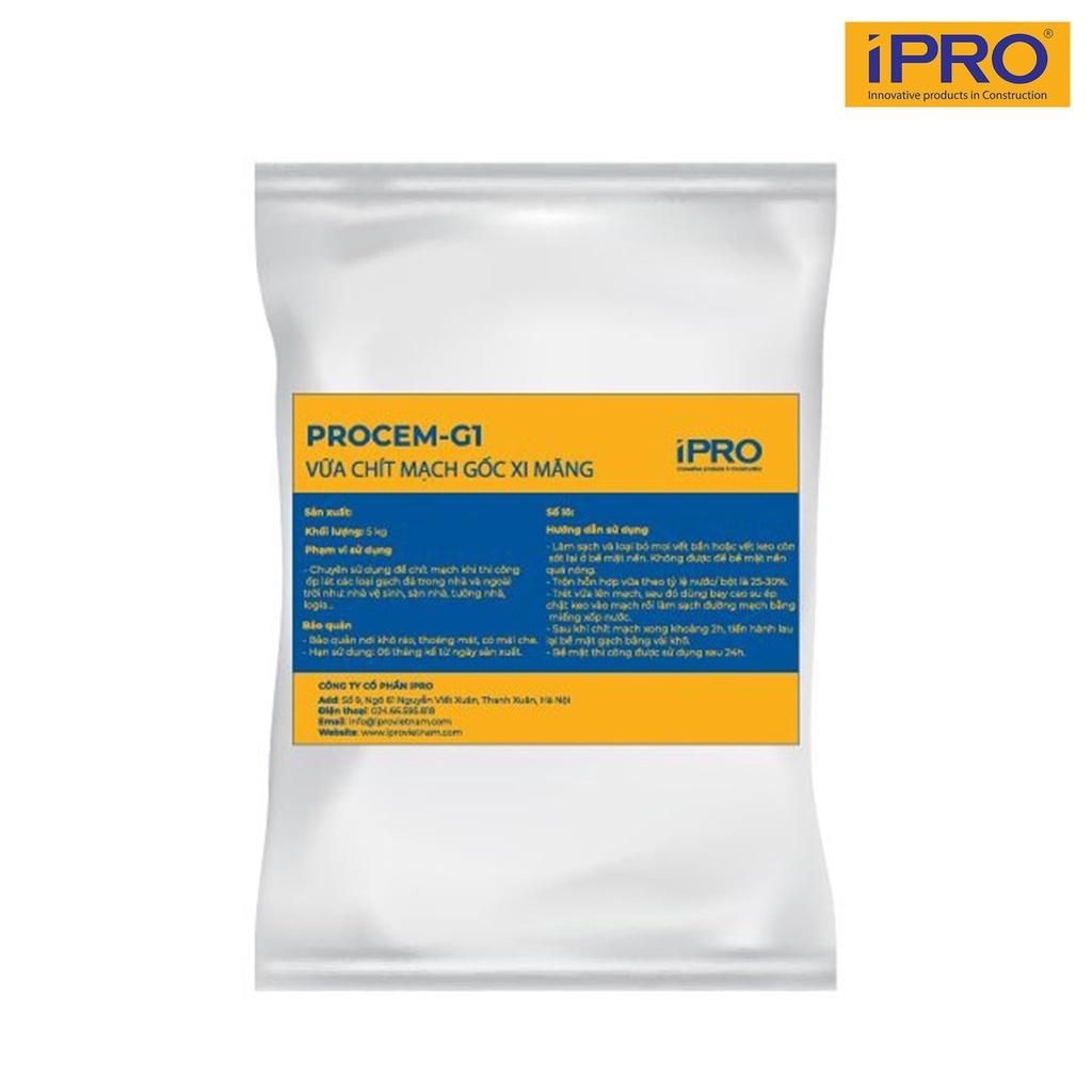 PROCEM-G1 , Keo chà ron, chít mạch gốc xi măng
