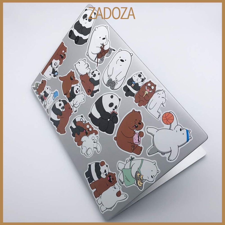 Sticker chúng tôi đơn giản là gấu we bare bear decal dán laptop , điện thoại hình dán trang trí