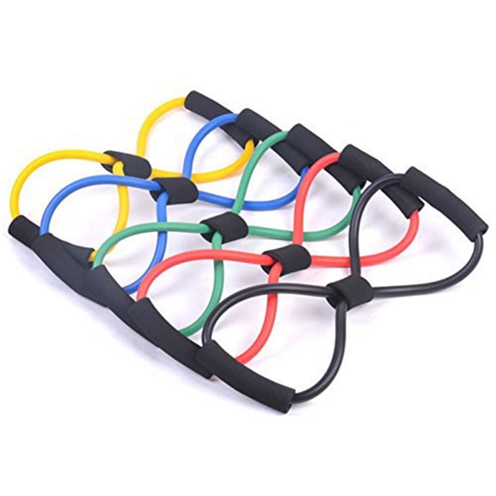 Dây band cao su tập thể dục kháng lực co dãn hình số 8 chịu lực tốt
