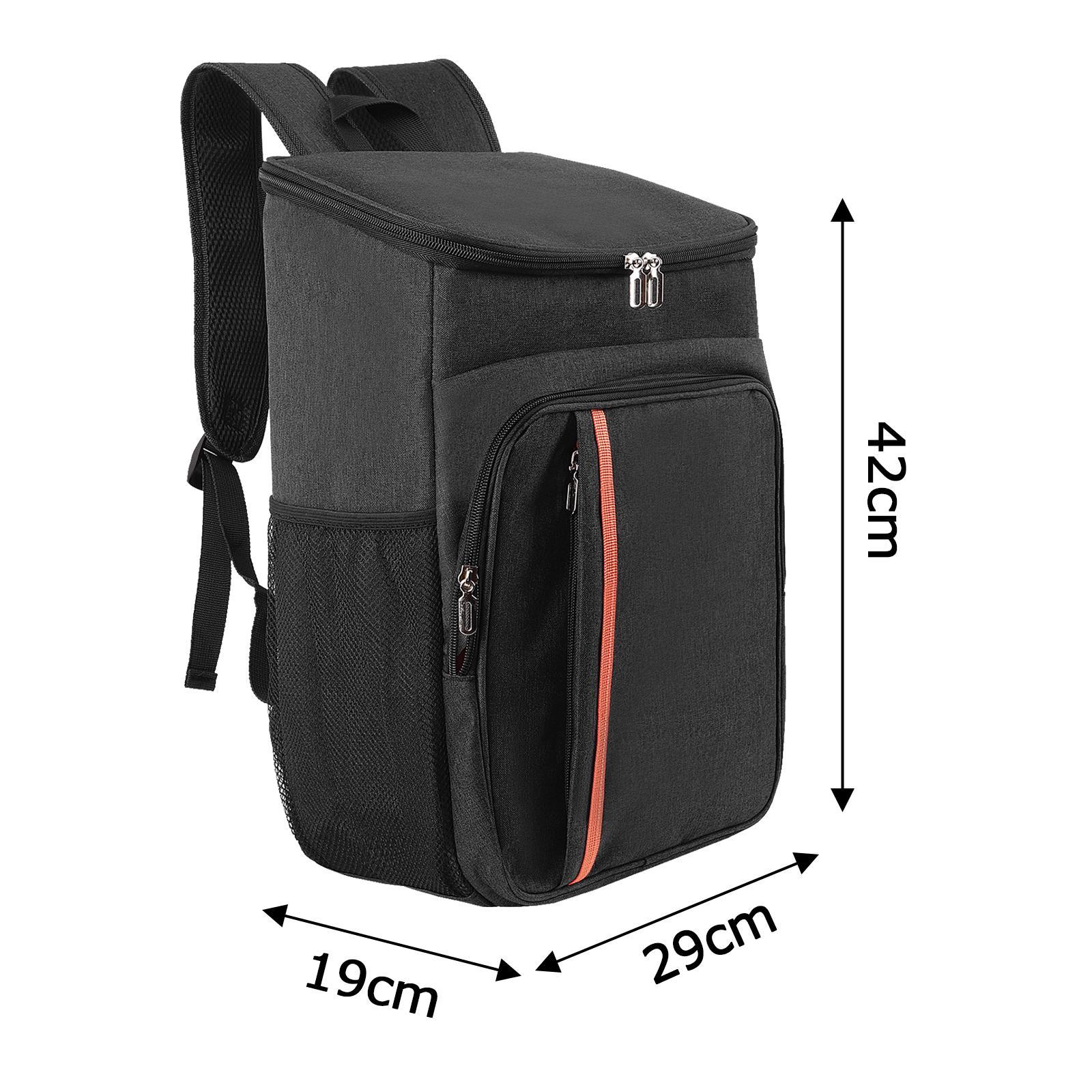Lunch Backpack Outdoor Picnic Bag Large Capacity Oxford Cloth Lunch Box Insulated for Picnic Fishing Hiking Beach 18L