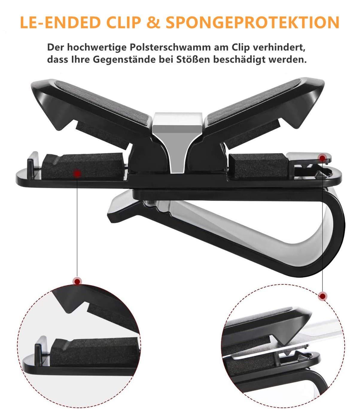 Xe giữ thủy tinh, 2 gói xe kính râm, kính râm với thẻ clip thẻ, giá đỡ kính đôi