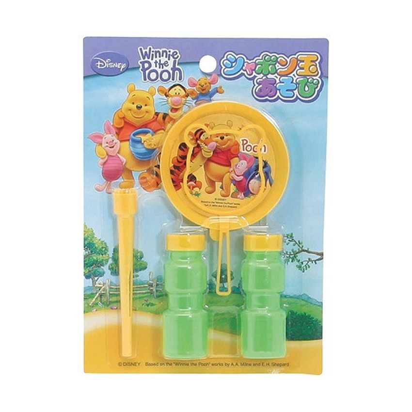 Combo Bộ thổi bong bóng xà phòng Pooh + Kitty nội địa Nhật Bản