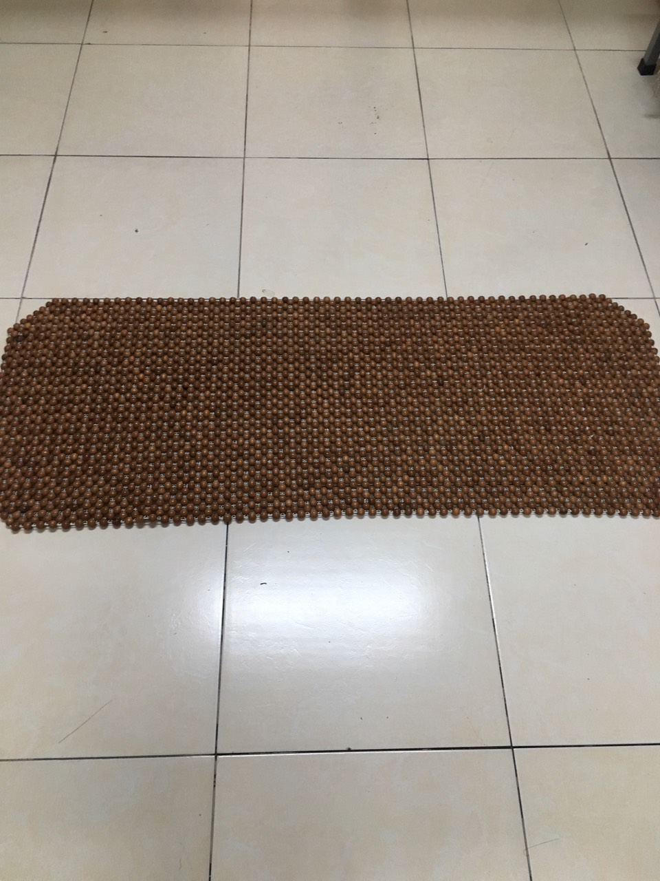 Băng Đệm Lót Ghế Sau Ô TÔ Hạt Gỗ Gõ Mộc 1,2cm - Nệm trang trí , Thảm trang trí - Chiếu , Sản phẩm chăm sóc ô tô