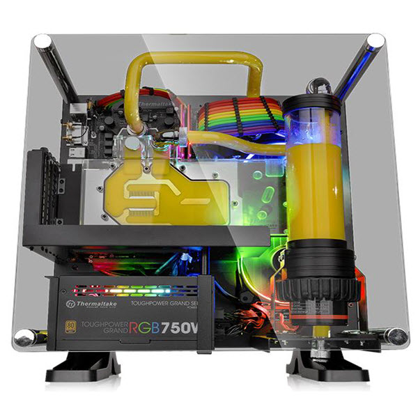 Case Thermaltake Core P1 Tempered Glass Mini ITX CA-1H9-00T1WN-00 - Hàng chính hãng