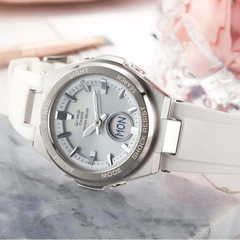 Đồng Hồ Nữ Dây Nhựa Casio Baby-G MSG-S200-7A Chính Hãng - Pin Năng Lượng Mặt Trời