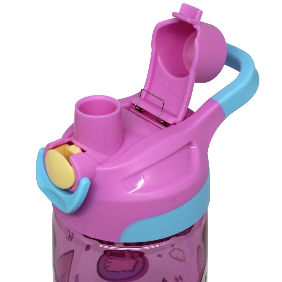 Bình Nước Tritan Emoji World CLEVER HIPPO WB02/PINK