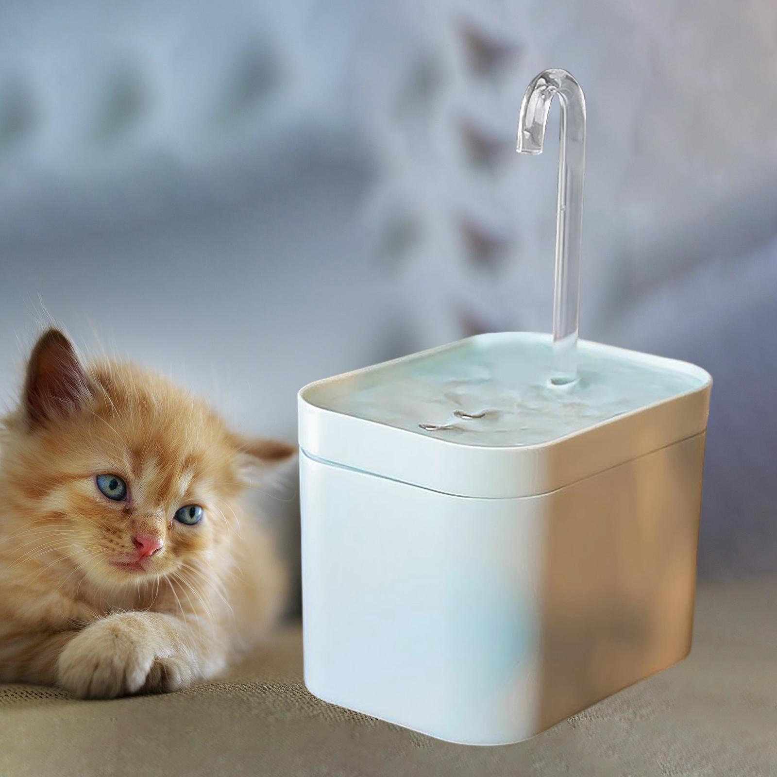 Electric Pet Water Fountain w/ Filter 1.5L Quiet Water Dispenser