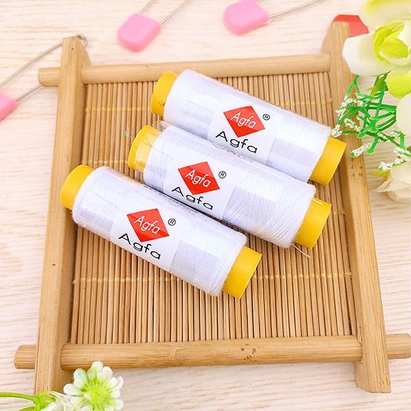 Combo 4 cuộn chỉ trắng giá rẻ thông dụng